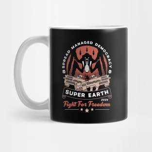 Spreading Democracy Emblem Mug